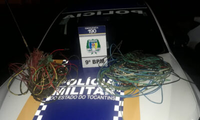 Suspeito de furtar fios elétricos é preso pela PM em Axixá