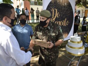 Escola Duque de Caxias - Caroline Campelo comemora seu 11° aniversário com momento cívico em Taquaralto, região sul de Palmas