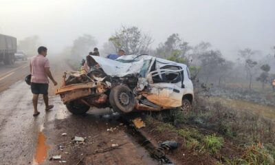 Grave acidente entre carro de secretaria de saúde e caminhão deixa 6 mortos no norte do Tocantins