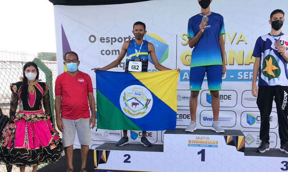Atleta de Pedro Afonso conquista 2º lugar no salto em altura durante Seletiva Nacional em Aracajú