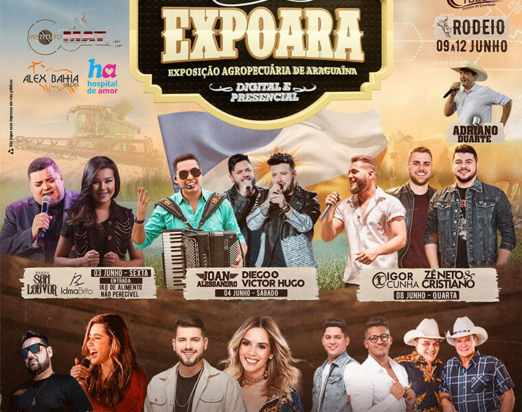 Expoara 2022: Ingressos para shows em Araguaína já estão disponíveis; saiba onde comprar