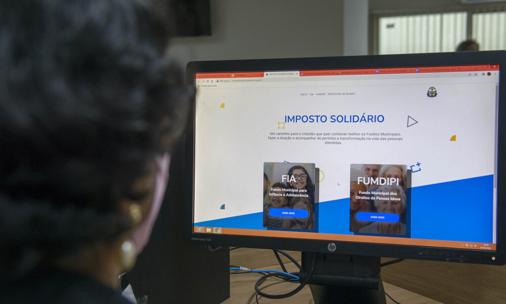 ‘Imposto de Renda Solidário’: site do projeto que visa ajudar crianças, adolescentes e pessoas idosas, em Palmas, já está no ar