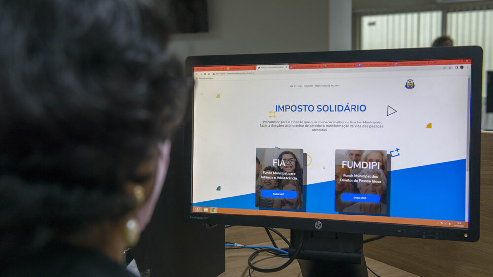 ‘Imposto de Renda Solidário’: site do projeto que visa ajudar crianças, adolescentes e pessoas idosas, em Palmas, já está no ar