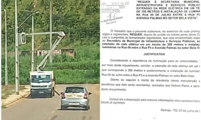 Setor Bela Vista, em Palmas, ganha mais 350 metros de rede elétrica após pedido do vereador Waldson da Agesp