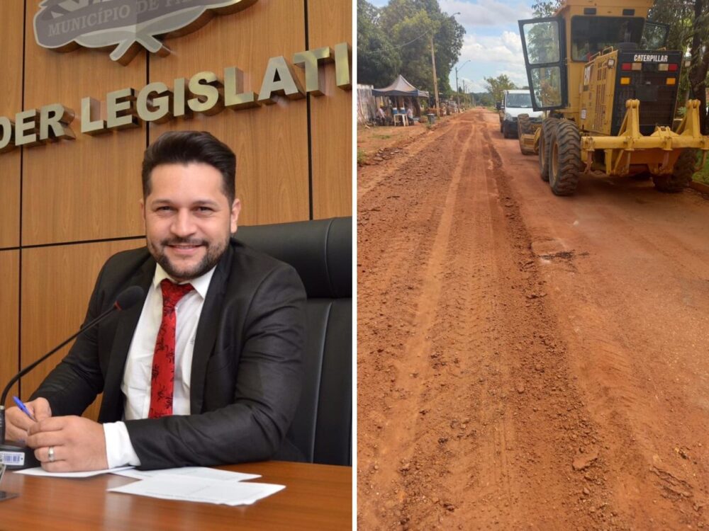 Após solicitação do vereador Rubens Uchôa, prefeitura inicia obras de reparação asfáltica no Jardim Aureny IV, na região sul de Palmas