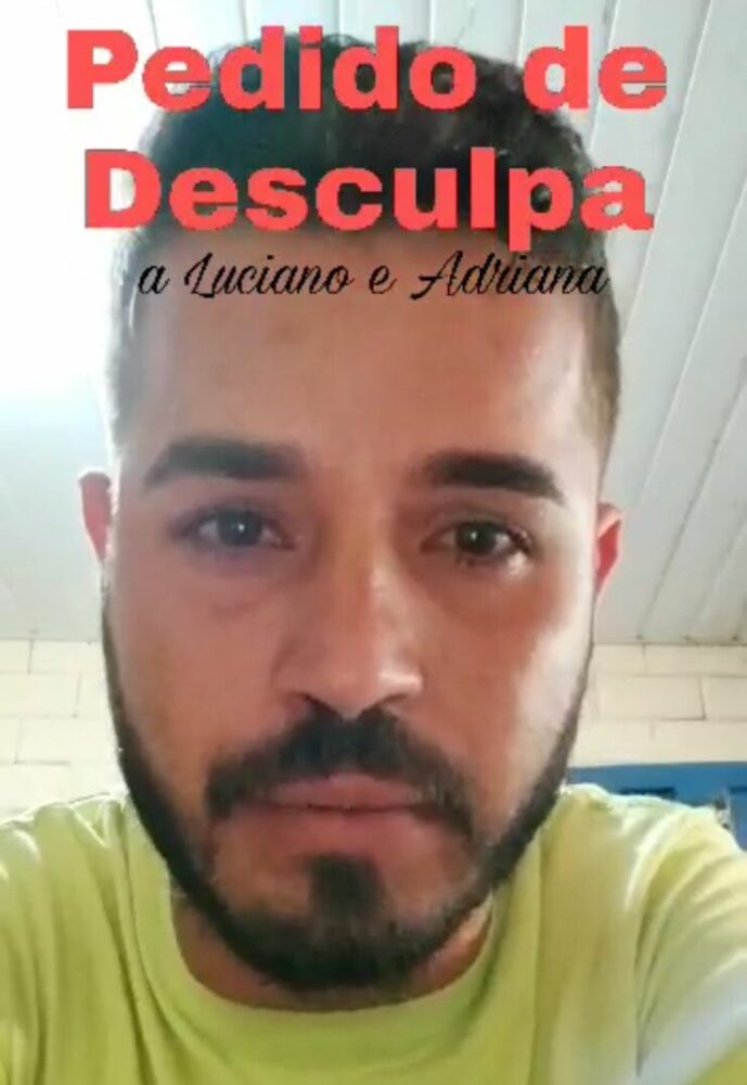 Em vídeo, criador da fake news envolvendo motorista de aplicativo em Palmas confessa o crime e pede desculpas às vítimas; ASSISTA