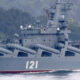 GUERRA NA UCRÂNIA: Navio mais importante da frota russa no Mar Negro afunda