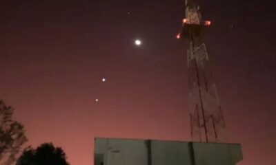 FENÔMENO ESPECIAL: Foto do céu de Palmas registra o raro alinhamento de quatro planetas
