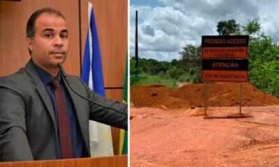 Vereador Filipe Martins pede que Prefeitura tome providencias para estruturar e liberar barragem da região Norte de Palmas