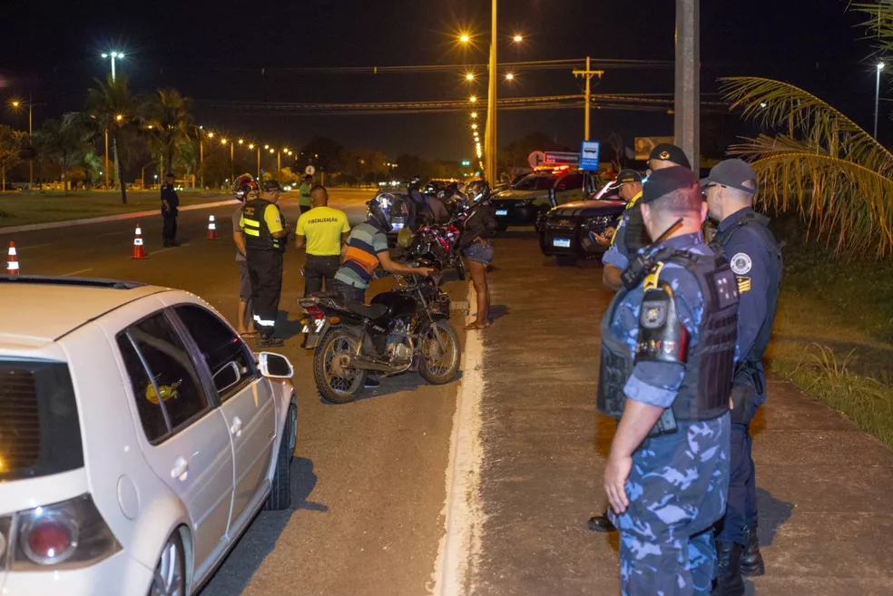'Balada Segura': Blitz em Palmas resulta em 36 autos de infração e 11 veículos removidos