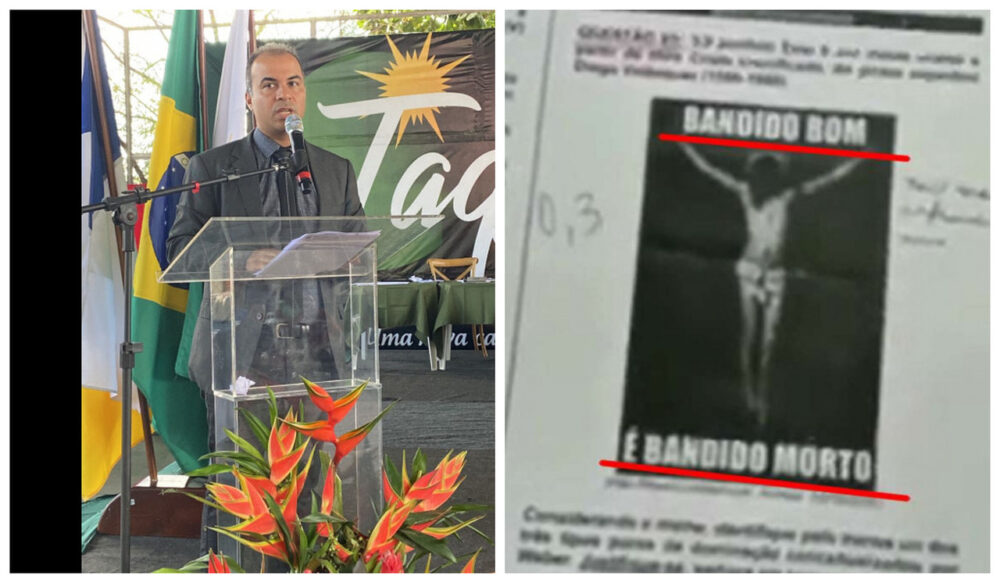 Vereador Filipe Martins repudia questão de prova que associa Jesus a bandido: ‘De Deus não se zomba’