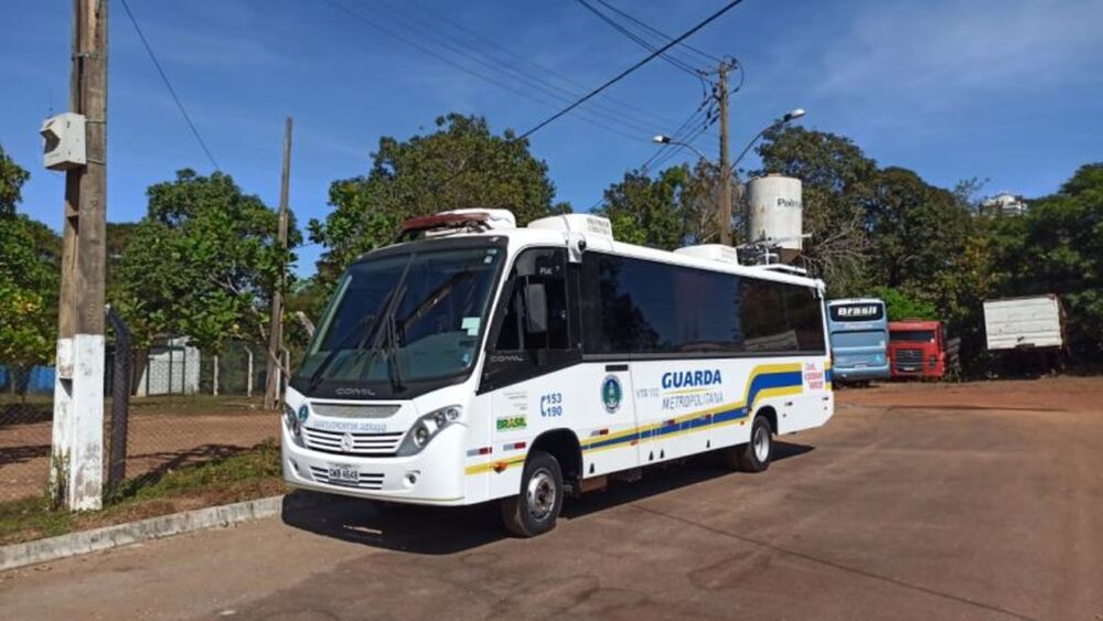 ‘Busão Mais Segurança da GMP’ chega à região norte de Palmas; ônibus vai ficar estacionado dentro das quadras