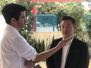 Pré-candidato a deputado federal, Alex Kawano recebe Embaixador do Japão em Palmas