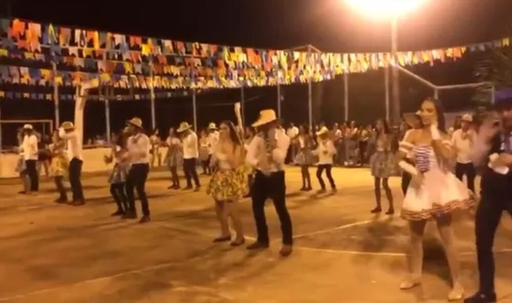 Festa junina com Tiktok? Vídeo de alunos misturando as danças tradicionais com coreografias do aplicativo, no norte do TO, repercute na internet; ASSISTA