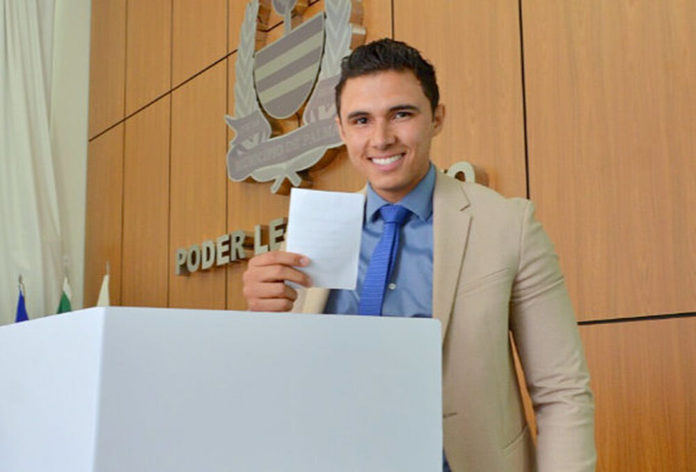 Vereador mais novo da capital é eleito vice-presidente da Câmara Municipal de Palmas