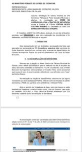 Janad Valcari entrega representação ao MPTO contra as exonerações e rescisões de contratos de servidores de Palmas: ''Crime de poder econômico e também de corrupção ativa''