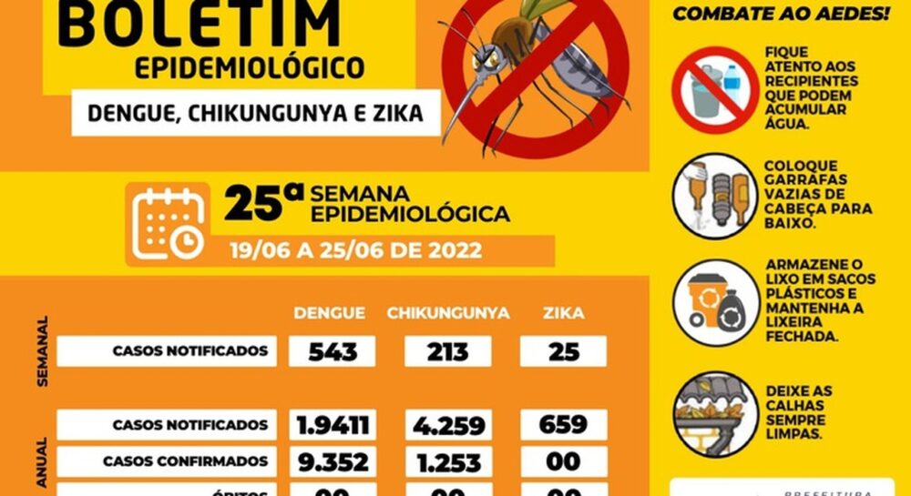 Palmas já registra mais de 9 mil casos de dengue e pelo menos 1.200 de chikungunya no ano 2022