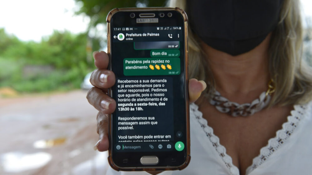 Palmenses solicitam serviços e tiram dúvidas sobre a prefeitura pelo WhatsApp; conheça o Whats Palmas
