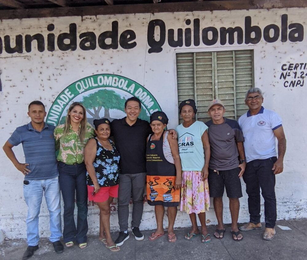 Em Muricilândia, Alex Kawano, candidato a deputado federal, visita Comunidade Quilombola Dona Juscelina; 