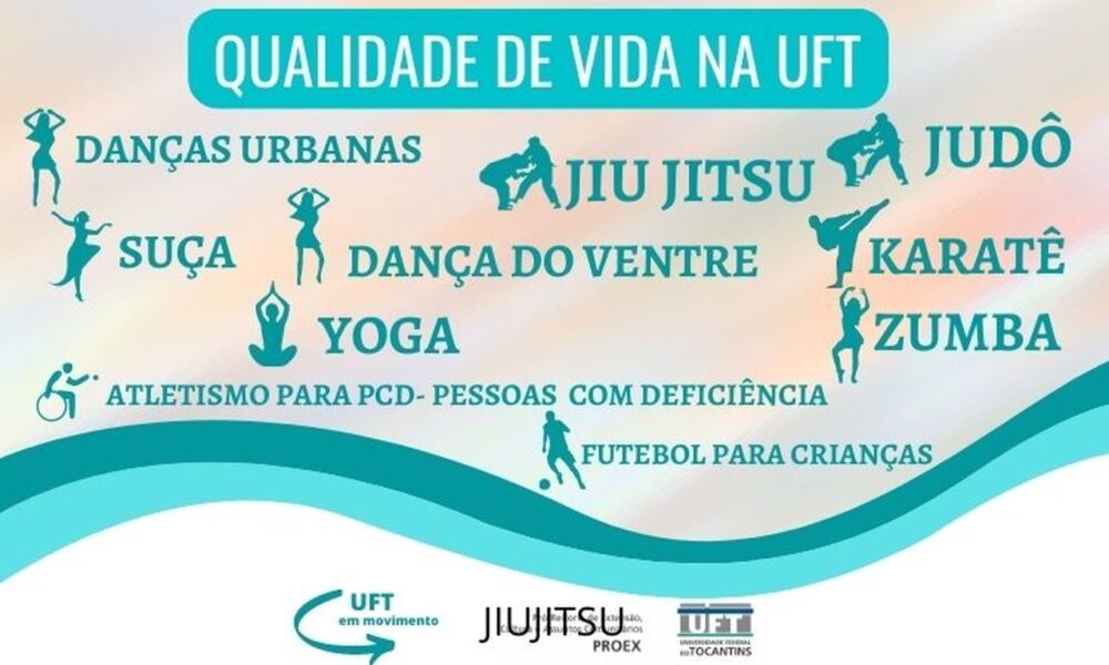 Mais de 10 atividades de esporte e qualidade de vida estão sendo oferecidas gratuitamente na UFT; veja como se inscrever