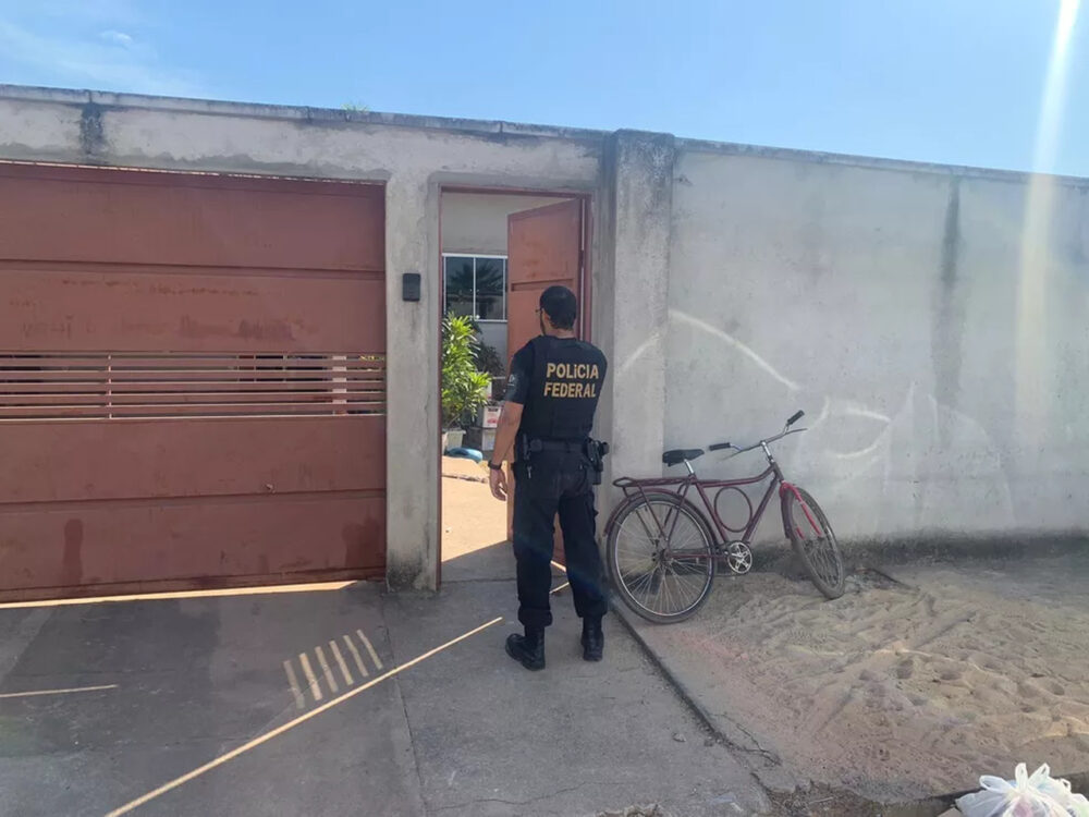 Polícia Federal do Tocantins cumpre mandado de busca e apreensão contra suspeito de pornografia infantil em São Valério