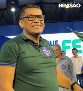 Candidato a deputado estadual, Sargento Júnior Brasão demonstra força e reúne centenas de pessoas no lançamento da campanha de Carlos Amastha ao senado