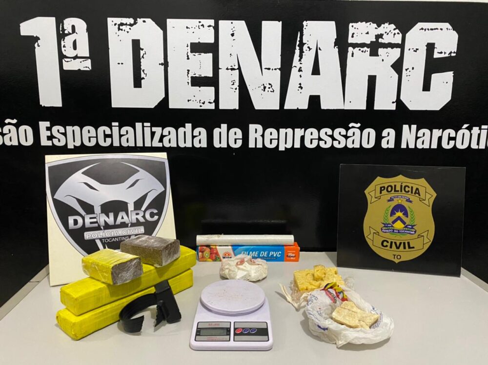 Detento foragido é preso por suspeita de tráfico de drogas na região Norte de Palmas