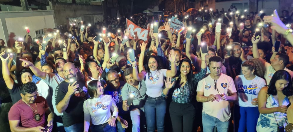 Deputada estadual Vanda Monteiro, candidata à reeleição, é recepcionada por milhares de pessoas em reunião política na região norte de Palmas e reforça seu compromisso com o Tocantins