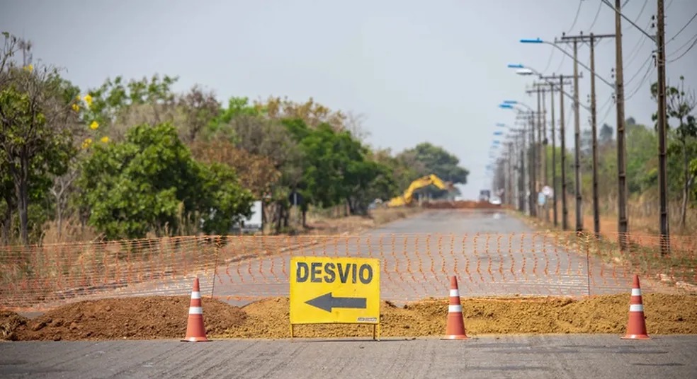 Prefeitura interdita trecho da Avenida Teotônio Segurado por sete dias na região sul de Palmas