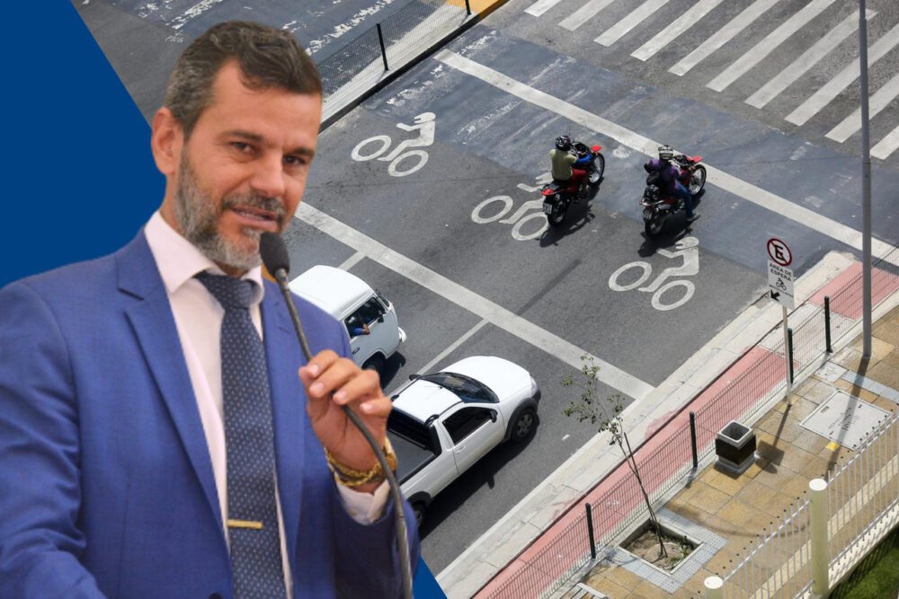 Vereador Mauro Lacerda solicita ao Executivo a instalação de bolsões para motos em todos os semáforos das principais vias de Palmas