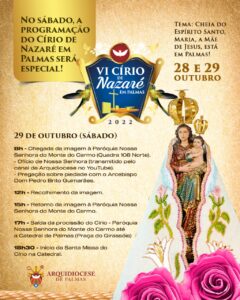 Círio de Nazaré começa nesta sexta, 28, em Palmas; veja os detalhes