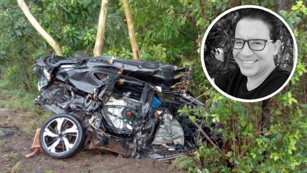 Médico morre em grave acidente envolvendo um carro, uma caminhonete e uma carreta em Alvorada do Tocantins
