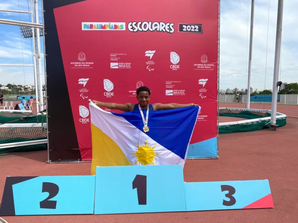 É do Tocantins! Delegação conquista 20 medalhas no primeiro dia de competições das Paralimpíadas Escolares de 2022