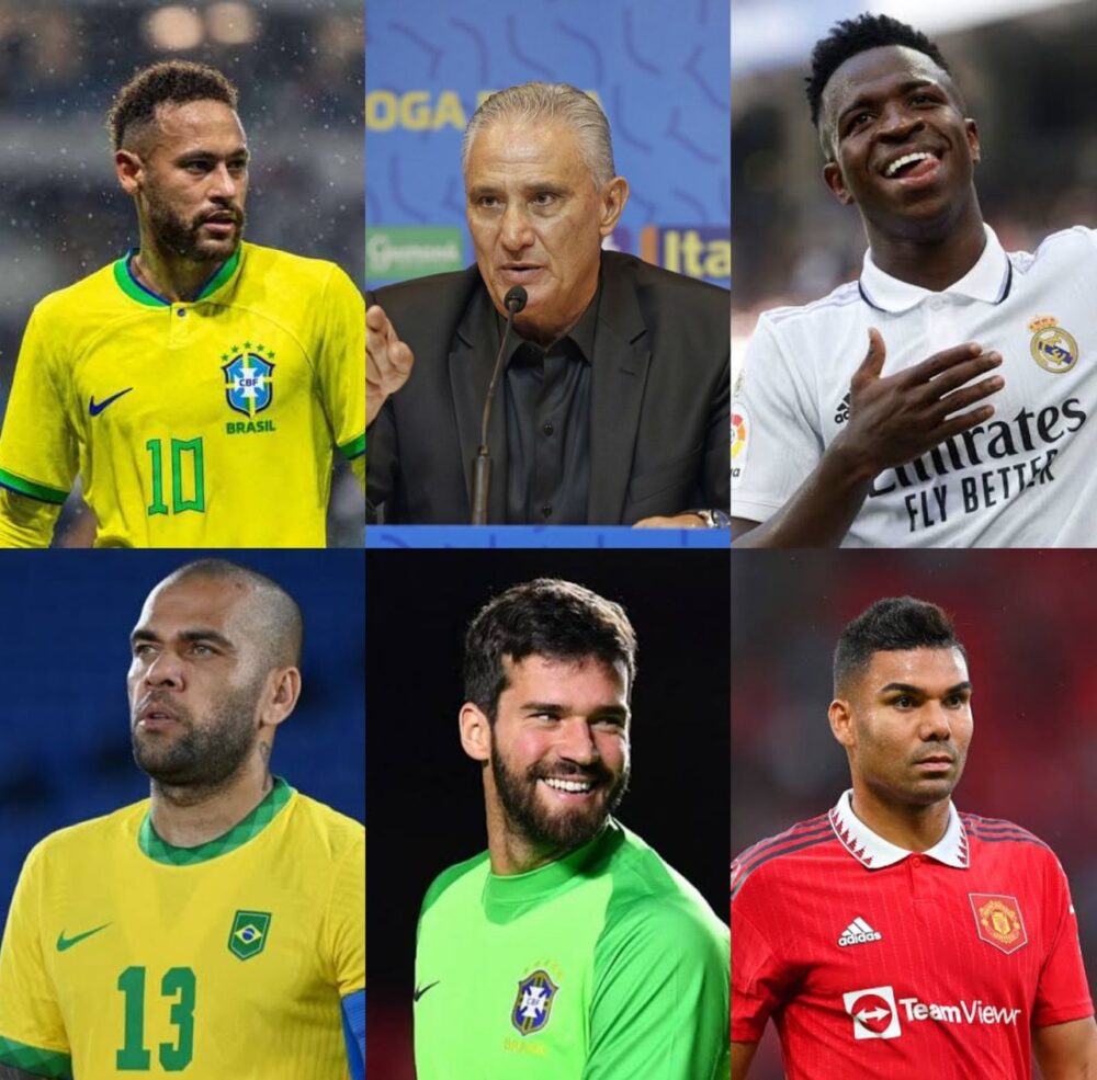 Saiba quem são os jogadores convocados para defender a seleção brasileira na Copa de 2022