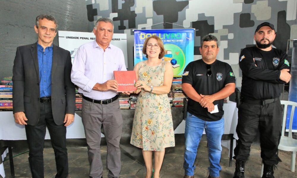 Unidade Penal de Palmas recebe doação de 700 livros arrecadados pela Escola Superior da Magistratura Tocantinense