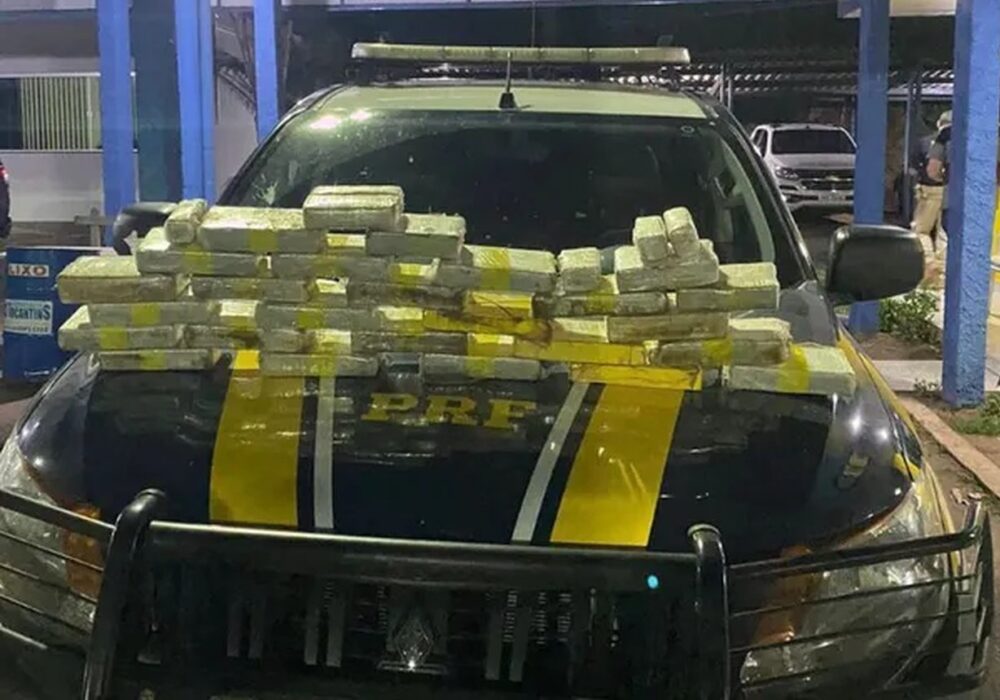Quase 28 kg de cocaína são encontrados dentro de compartimento secreto em um veículo de Paraíso do TO