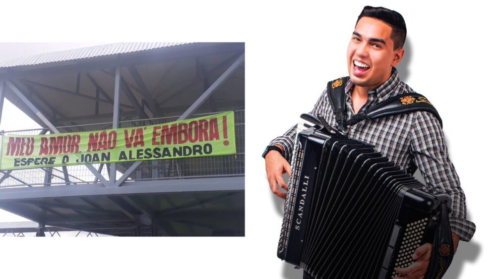 Faixas espalhadas em Palmas é marketing de uma música; conheça o araguainense Joan Alessandro autor de 'Beijo de Mel'