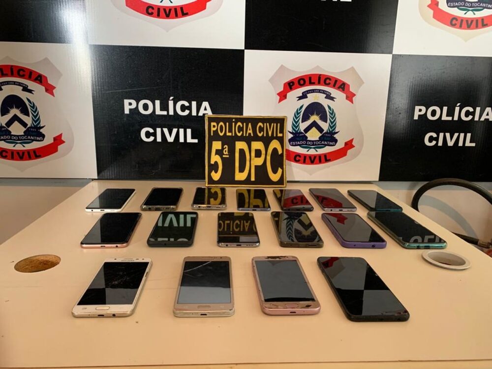 Quase 20 celulares recuperados pela polícia são devolvidos aos verdadeiros proprietários em Palmas