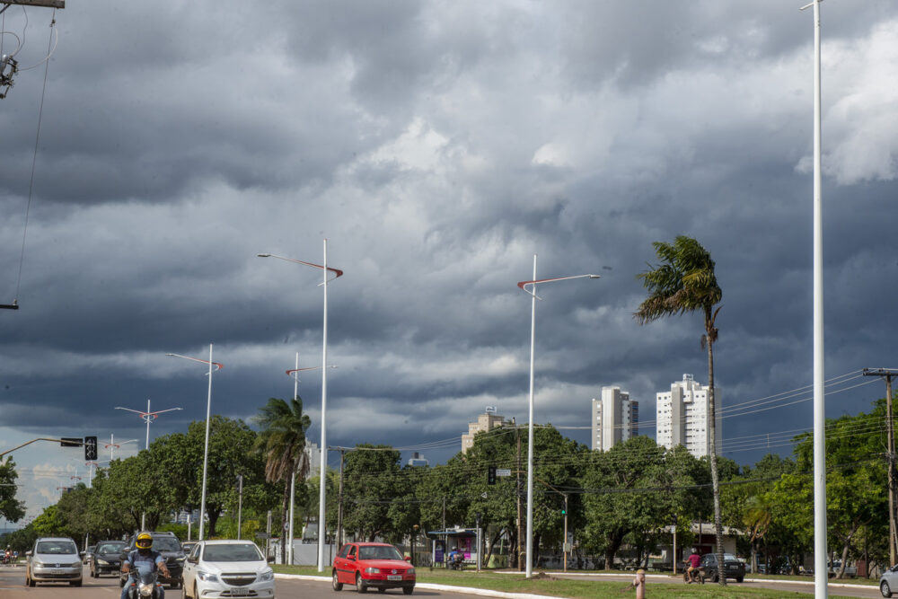 Em Palmas, primeiro final de semana de dezembro promete ser de clima instável e pancadas de chuvas
