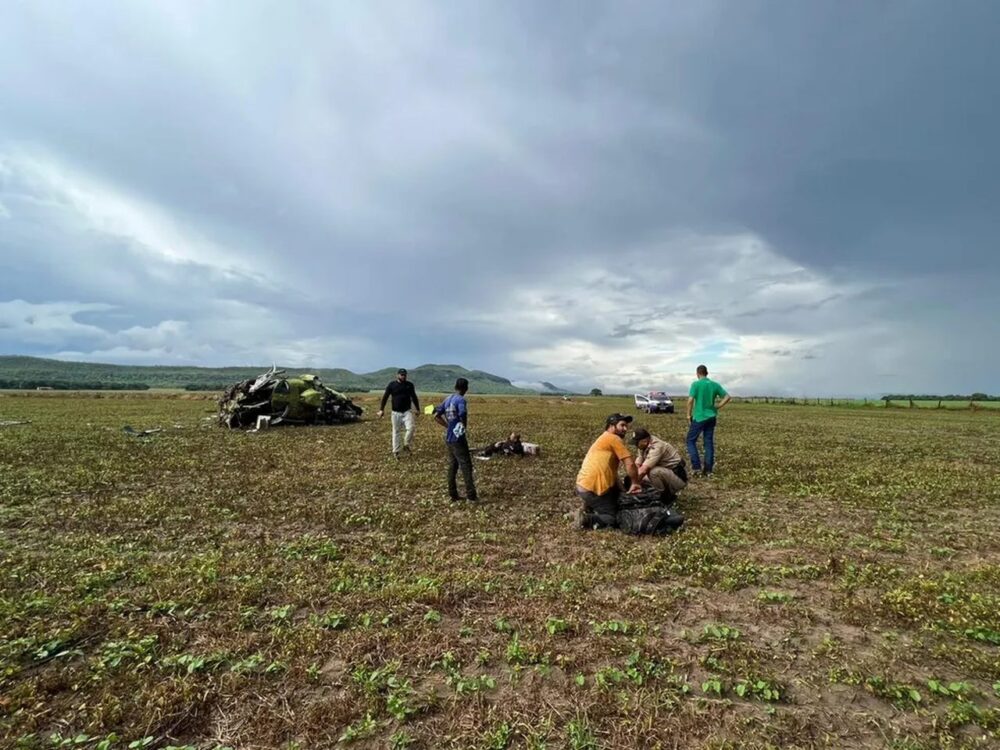 Queda de helicóptero ocorreu durante mau tempo na zona rural de Porto Nacional, diz relatório preliminar