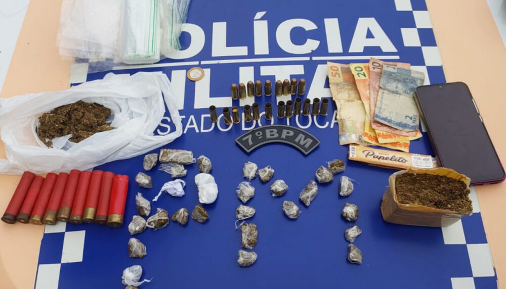 Deu ruim: Jovem de 18 anos é presa por tráfico de drogas no interior do Tocantins