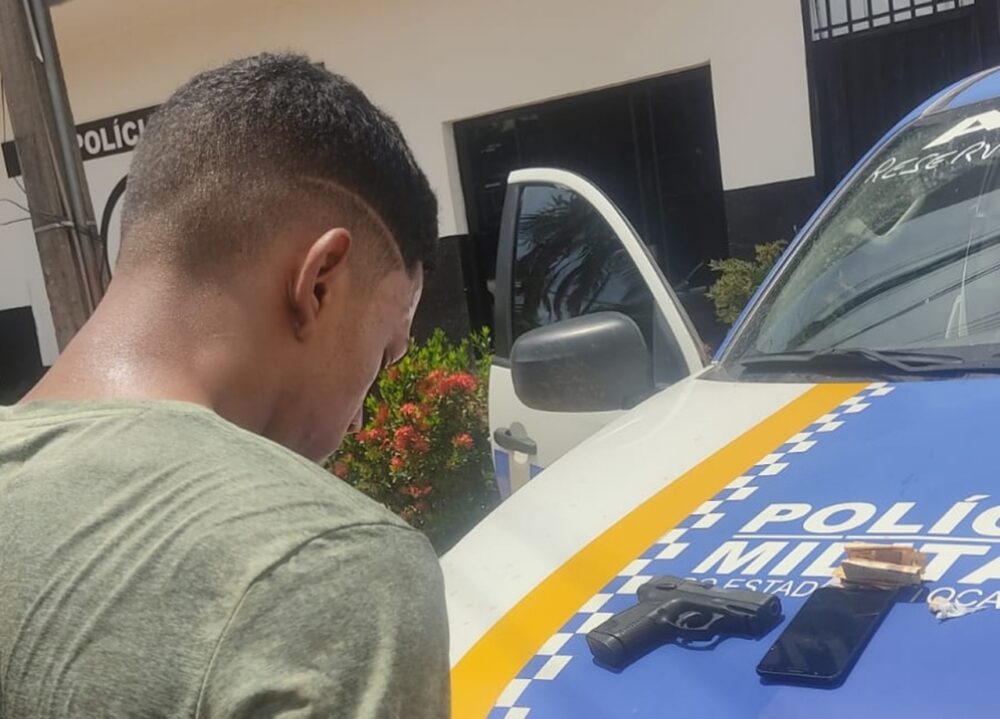Em pronta resposta à sociedade, PM do 6° Batalhão prende homem armado suspeito de homicídio na região sul de Palmas