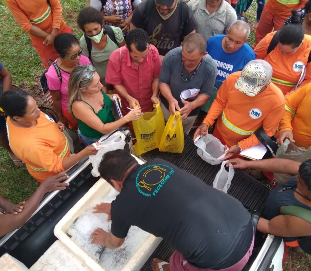 Espírito de solidariedade: Federação contra a fome no Tocantins realiza ações de entrega de alimentos em Palmas