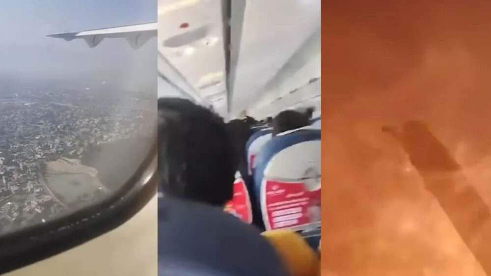 [VÍDEO] Live transmitida por passageiro de dentro do avião registra momento em que aeronave cai no Nepal