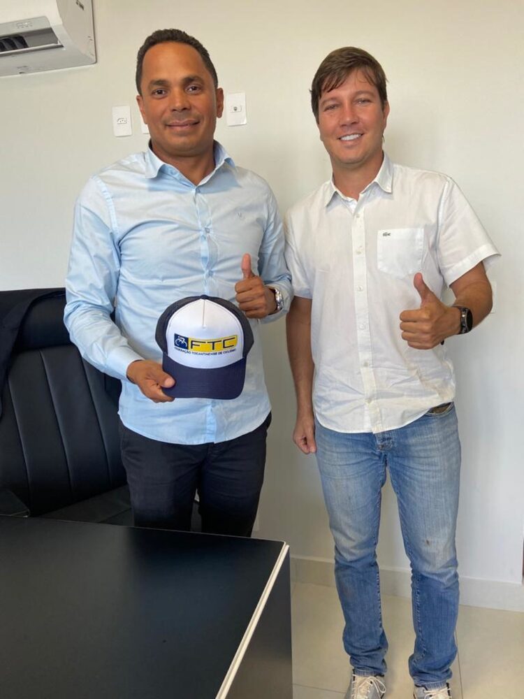 Vereador Josmundo Vila Nova encontra presidente da Federação Tocantinense de Ciclismo e firma apoio à prática esportiva em Palmas
