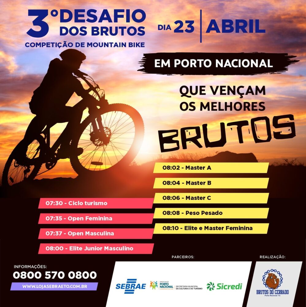 Sebrae TO participa do 3º Desafio dos Brutos em Porto Nacional; saiba detalhes