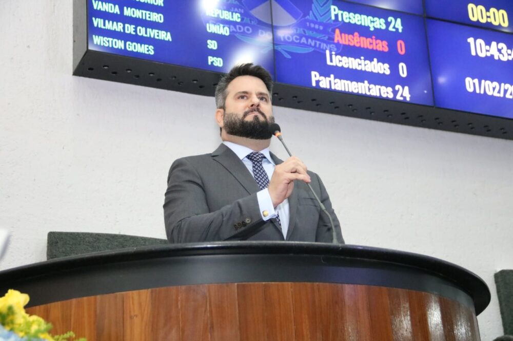 Eduardo Mantoan toma posse como deputado estadual na Assembleia Legislativa do Tocantins