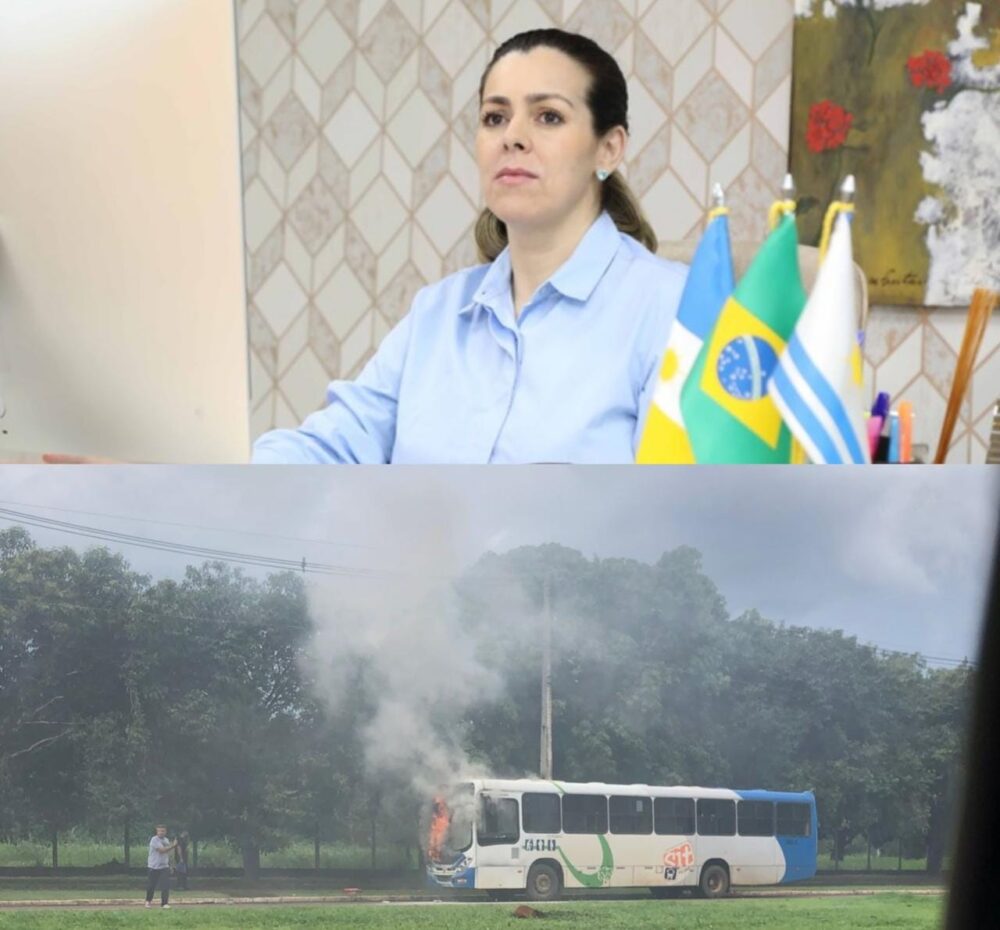 'Sabotagem?' Cinthia Ribeiro pede perícia e diz que vai acionar MPE para investigar ônibus que pegou fogo em Palmas; "Não parece meramente acidental"