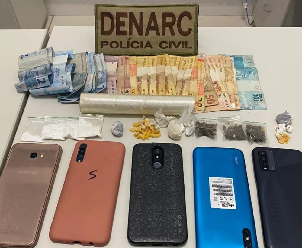Três pessoas são presas em flagrante por tráfico de drogas na região sul de Palmas