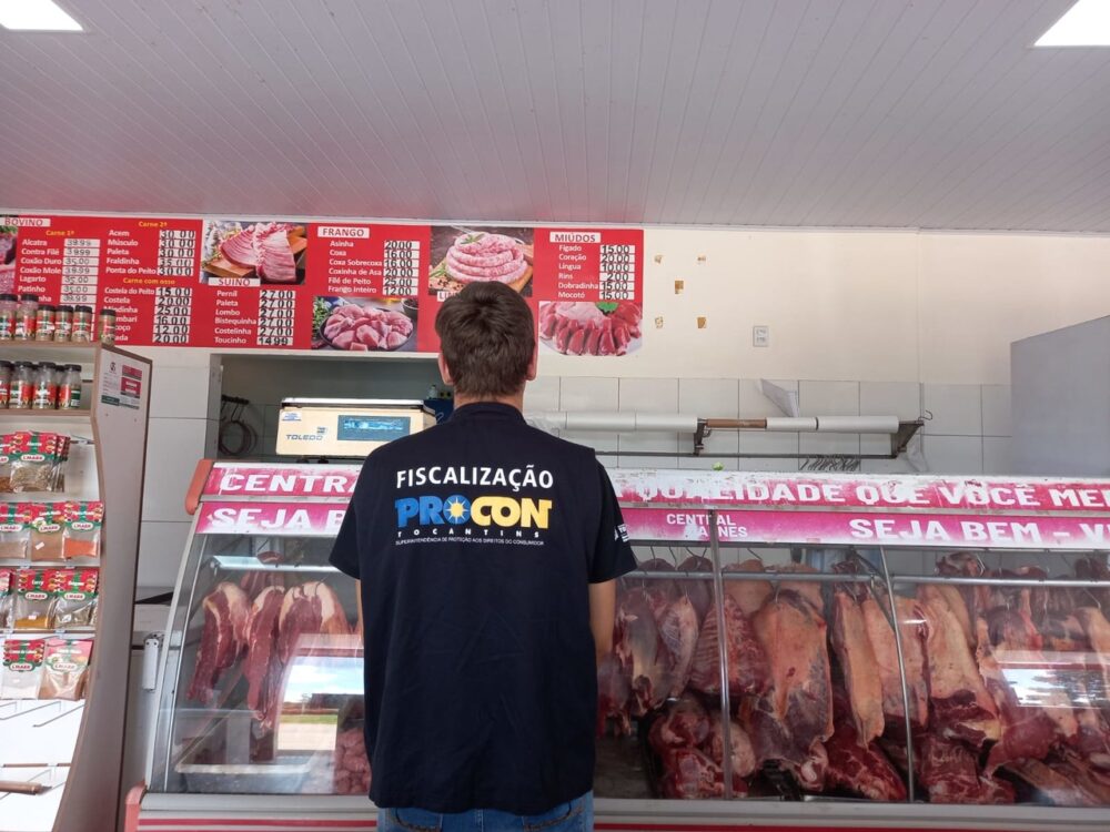 Açougue é notificado pelo Procon por impor ao consumidor compra de peça inteira de carne em Guaraí